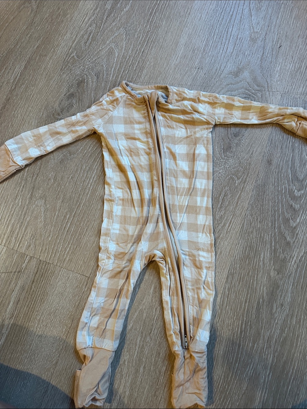 Little one shop gingham footies